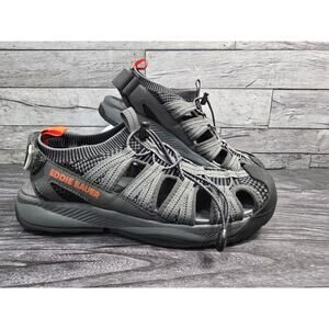 Eddie Bauer Yesler Fisherman Sandals Men's 8 M Gray Hiking Trail Water Shoes